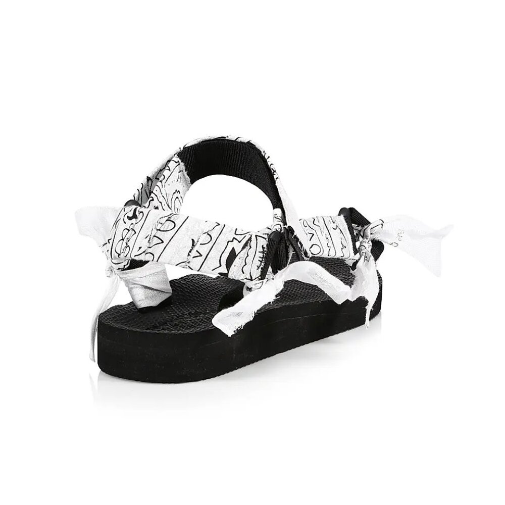 NEW Arizona Love Trekky Bandana White Black Sandals size 7 - Picture 2 of 5